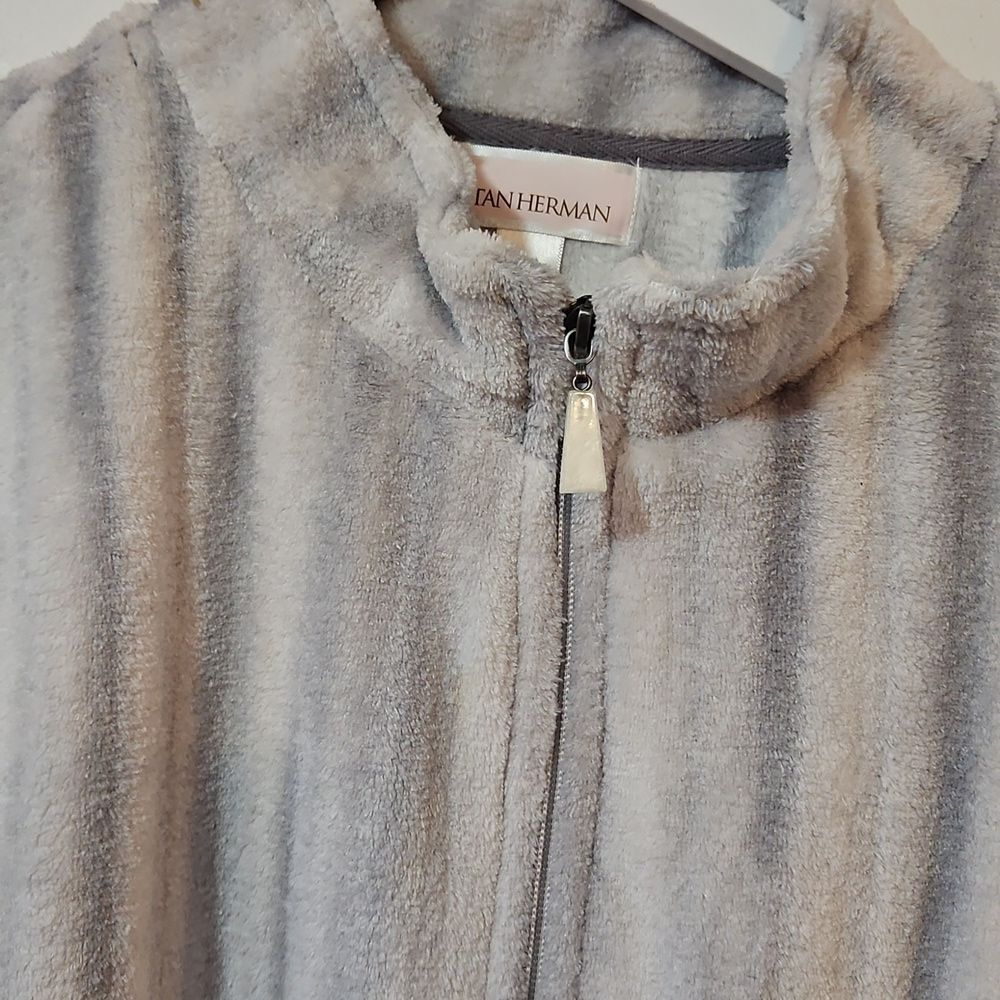Stan HERMAN Striped Zip-Up Jacket - Picture 3 of 6